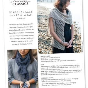 Diagonal Lace Scarf